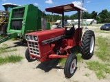 International 484 utility tractor, 2post canopy, 3 cylinder diesel, center link, rear lift arms, P.T