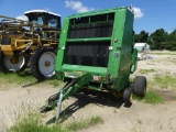 1990 JOHN DEERE 535 round baler, 540 P.T.O, net wrap monitor pull type, s/n: E00535X88788