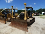 CAT D5K XL Dozer, 4post open cab, 20inch steel tracks, 116inch 6way blade w/Trimble CB460 controller