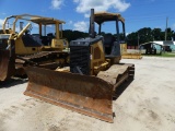 2013 John Deere 450J LGP Dozer, 4post open canopy, 115inch 6way blade, 24inch steel tracks, 8580hrs,