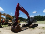 1995 LINK-BELT 3400 Quantum tracked Excavator, closed cab, 27.5inch steel tracks, 48inch Geith bucke