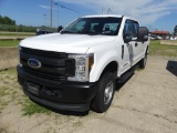 2019 FORD F250 XL 4x4 4door Pickup, 6.7L diesel, A/T, 7ft bed, vinyl interior, power windows, power