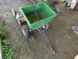 Pull-type green spreader