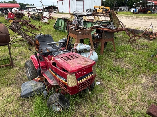 Craftsman radial saw 10inch, Murray riding lawn mower, air compressor