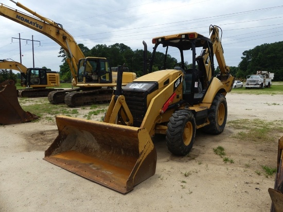 2014 CAT 416F Rubber Tire Backhoe, 4x4, open rops, 491hrs, 88inch bucket, s/n:CAT0416FCKSF01764