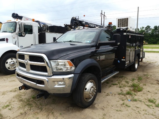 2016 DODGE RAM 5500 Heavy Duty Service Pickup, Cummins diesel, A/T ...