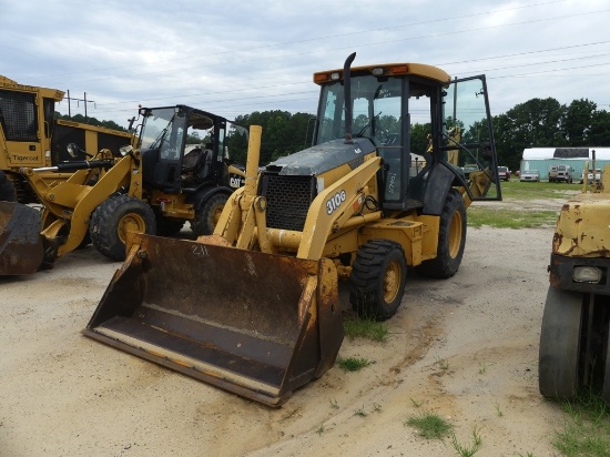 JOHN DEERE 310G Backhoe, enclosed cab, 4x4, 4n1 bucket 84inch, 23inch smooth digging bucket, 8097hrs