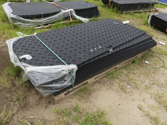 (15) 42inch x 96inch rubber construction mats