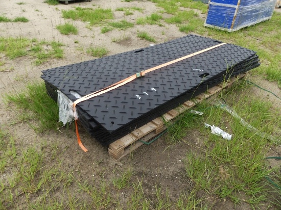 (15) 42inch x 96inch rubber construction mats