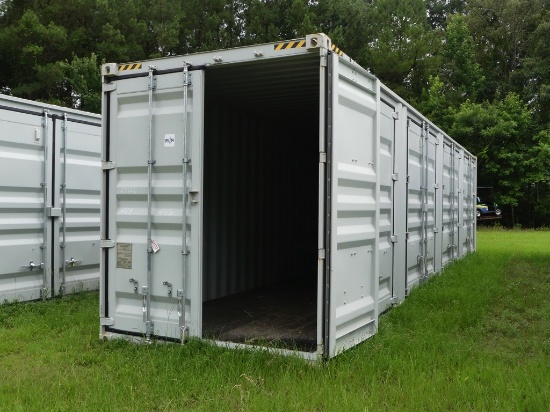 New 40ft High Cube Sea Container w/4 sets of door on side, s/n: MMPU1090746
