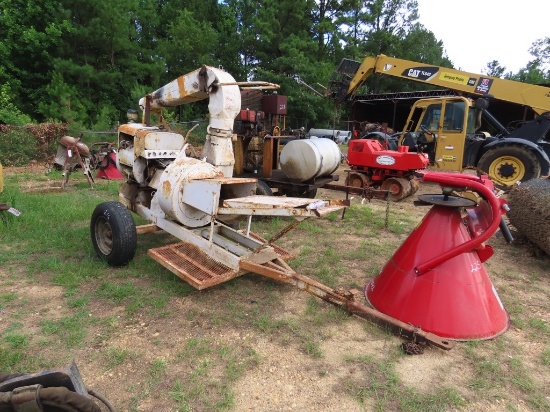 Straw blower