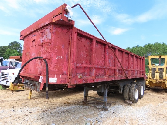 Ox Body Dump 24ft Trailer, T/A