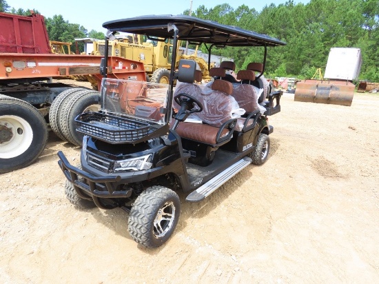 SDLGC100 Limo Golf Cart (6) person, backup camera **This golf cart does not have S/N or Lithium Batt