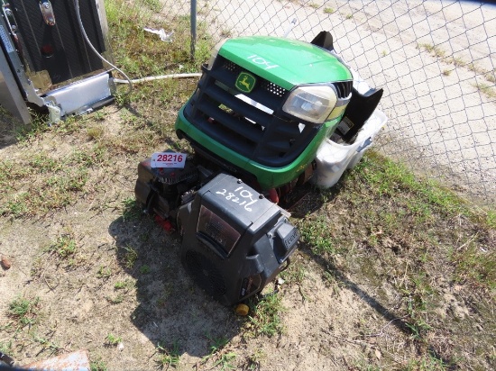Small engines, water pump, oil filter