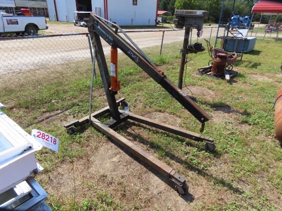 Hydraulic jack on wheels s/n:27603