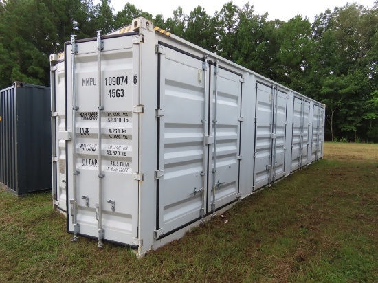 MMPU High cub 40' sea container w/ 4 sets of door on side sn: MMPU1090746