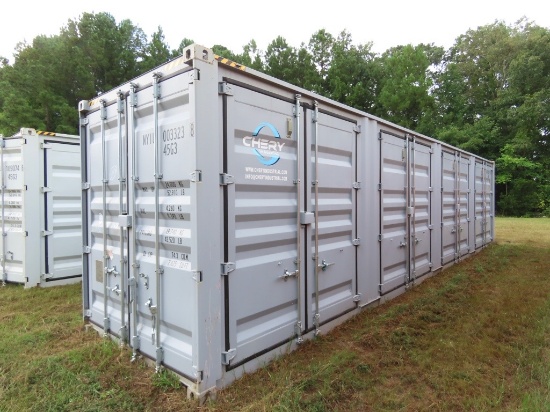 40ft High Cube Sea Container w/4 sets of door on side, s,n: NY1U0033238