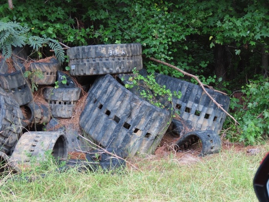 Large quantity skid steer tracks