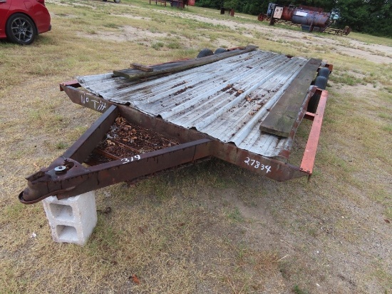 Tandem axle trailer- homemade **NO TITLE**