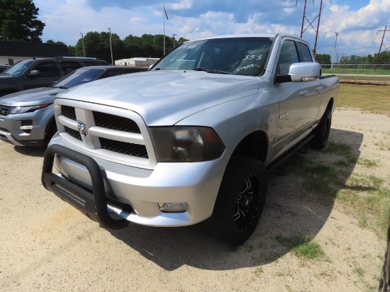 2009 DODGE RAM 4x4 4x4, 4 door pickup, 5.7L gas engine, A/T, 6' bed, gas engine, leather interior, p