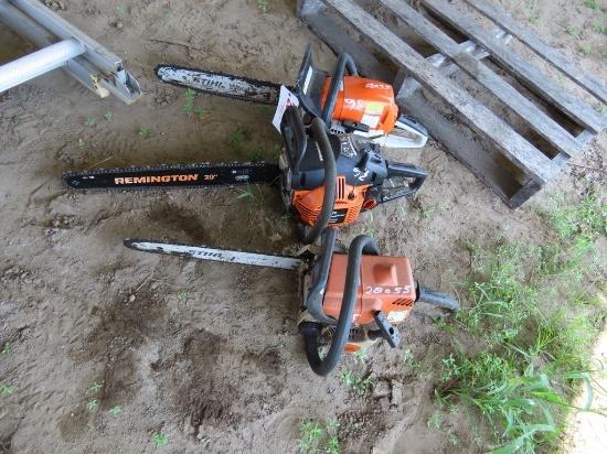 (3) chainsaws