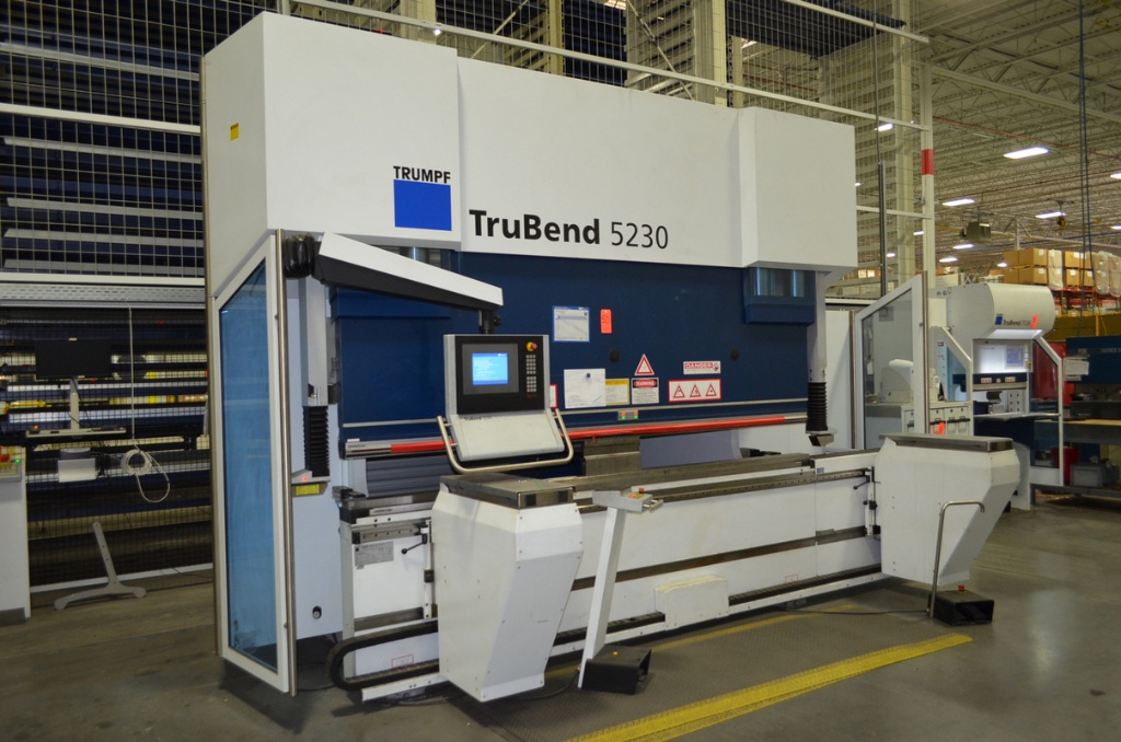 Trumpf TruBend 5230 127 in. x 230-Ton Capacity CNC Hydraulic Press Brake, S