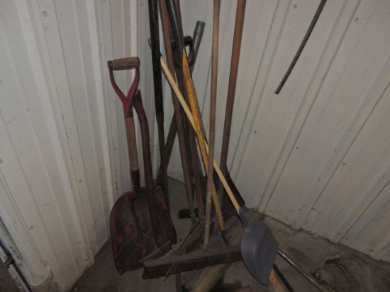 Shop Brooms, Shovel, Ice Chipper and Chisel
