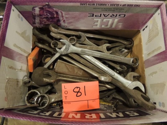 Open end and box end wrenches