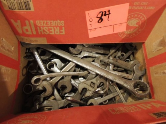 Variety of open end and closed end wrenches