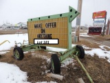 Running Gear with mounted sign and 4 legged sign