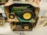JD model R Diesel toy tractor 1 - 16th scale and 1958 JD 630LP toy tractor