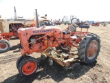 Allis Chalmers C tractor with belly mower, runs