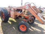 Case 830 Tractor with loader, not running, diesel, 16.9-34 rears