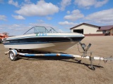 1994 Glasstron SS 195 boat and trailer with 4.3L Mercruiser motor, 19.5 ft,