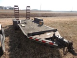 1999 Continental Car Hauler trailer with ramps, 2-5200 lb axles, 16 ft bed,