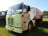 1981 White GMC, yellow, 3208 CAT engine, with Allison auto transmission, 20