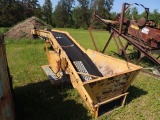Cement conveyor with gas engine to be used with a payloader, unknown condit