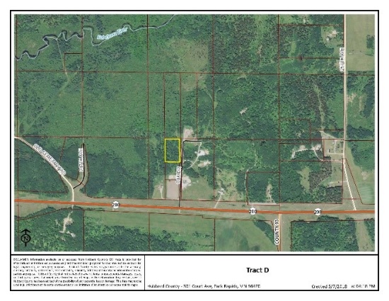 Tract D: 3.21 Acres parcel R124000300 Hubbard County