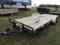2008 PJ 20ft Car hauler trailer, 2-3500 LB. axels, electric brakes, Vin8283