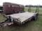 18ft skid steer trailer with ramps 83 inches x 109 ft. long 24 inch dove ta
