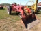 H Farmall Tractor With Loader, runs good