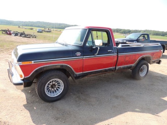 1979 Ford F250 Pickup, 2wd, 1 owner truck, lariat, 460 gas engine, auto, go
