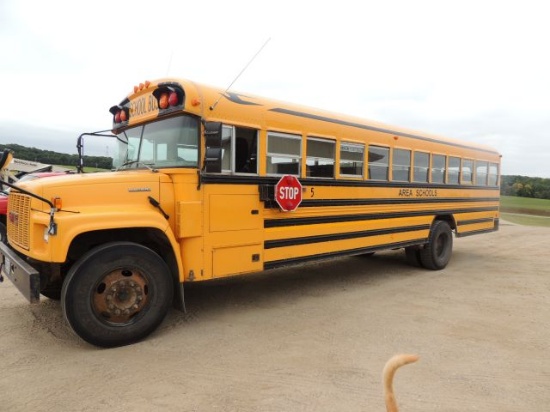 GMC Blue Bird School Bus, diesel engine, titled