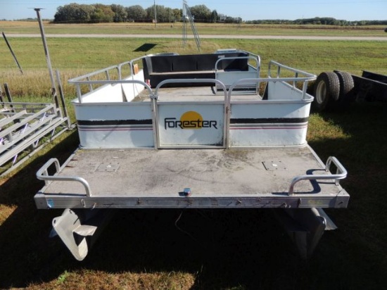 1991 Forester 20ft pontoon, MN Reg. MN9289HR Titled unknown condition