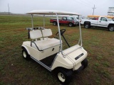 Club car golf cart, gas, white