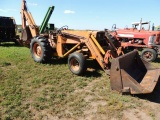 Massey Ferguson 50 tractor with loader and backhoe, 16.9-24 good rubber, 58