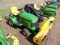 John Deere LX 277 All wheel steer riding mower, 48 inch deck, with snow blo