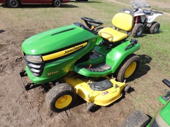 John Deere 540 riding lawn mower, 54 inch deck, hyd. Lift