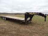 2014 Big Tex Goose Neck Trailer, 30 ft, monster ramps, 2 tool boxes, 2- 7,0