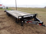 2018 Load Trail 24 ft deck over trailer, 5 ft dovetail, flip up ramps, 2-7,